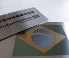 Gravação digital permanente a LASER colorida.